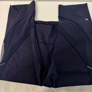 Lululemon Black Leggings with Mesh Details